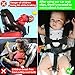 Anti Escape Strap Lock Baby Harness Chest Clip, Baby Safety Strap Prevent Children/Kids Taking Their Arms Out of High Chairs/Strollers/Baby Reins(2 Pack, Bear-Shaped)