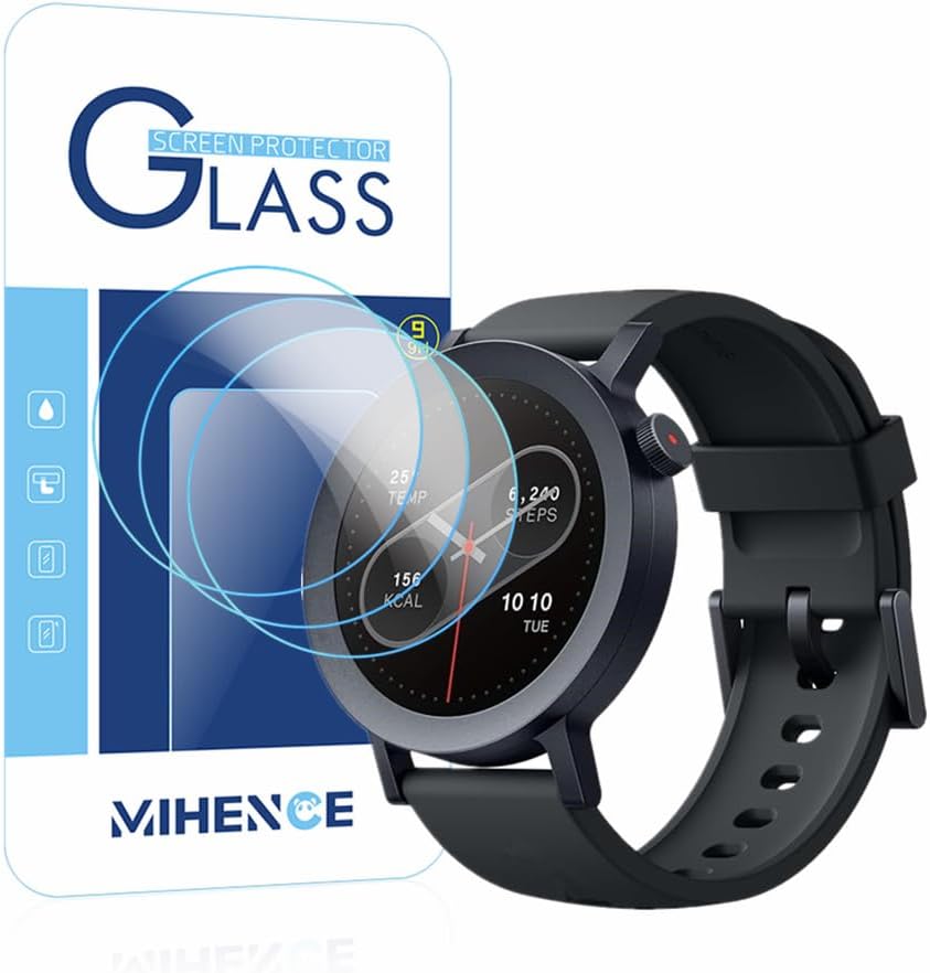 Compatible with CMF by Nothing Watch Pro 2 Smartwatch Screen Protector, 9H Anti-Scratch Tempered Glass Film (Pack of 3)