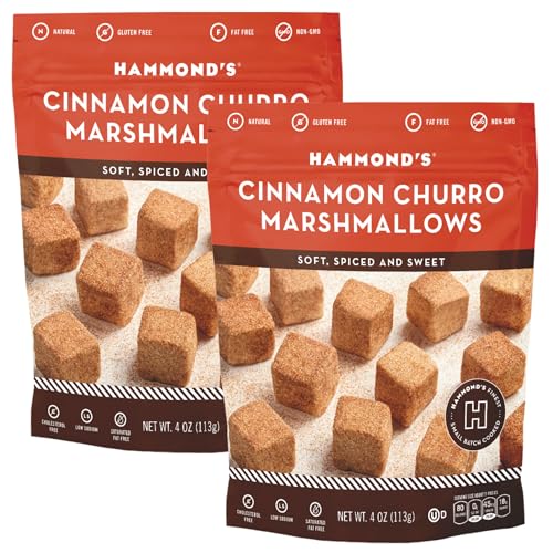 Hammond's Candies Marshmallow Bags (Pack of 2, Cinnamon Churro)