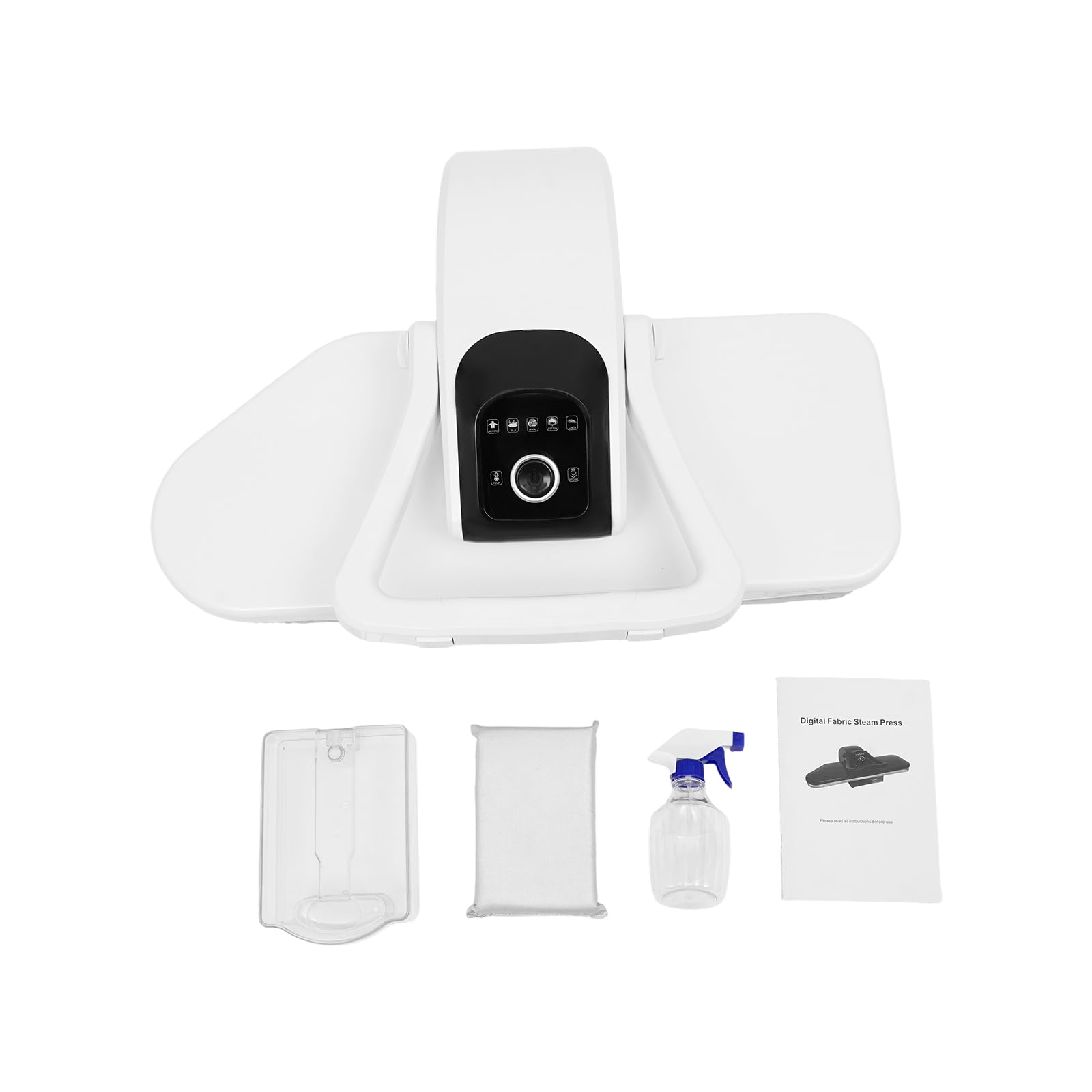 Presse à repasser à vapeur, presse à vapeur avec 5 réglages de tissu, 2200 W