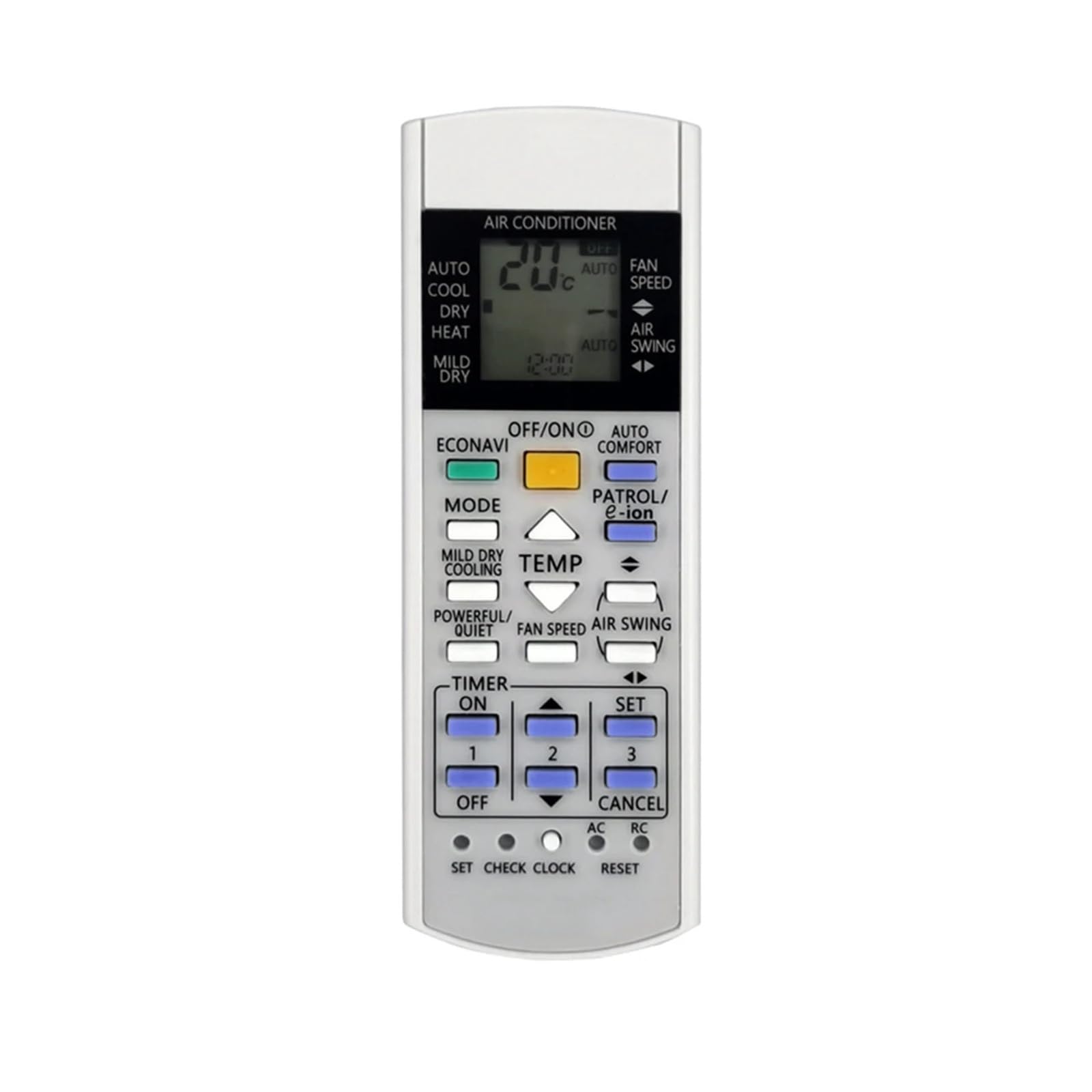 Télécommande universelle pour climatiseur compatible modèles A75C3941 et A75C4448