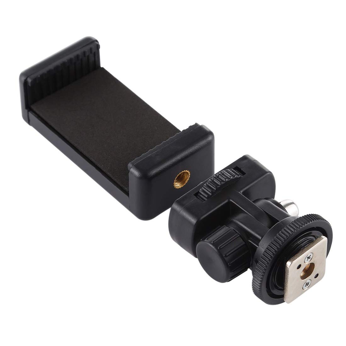 Hiffin Adjustable Angle Pole Swivel Hot Shoe Mount 1/4" Screw Hot Shoe Mount Adapter with Universal Mobile Phone Clip Holder for Mounting Video Camcorder Monitors (B08PVKHVHB) Amazon Price History, Amazon Price Tracker