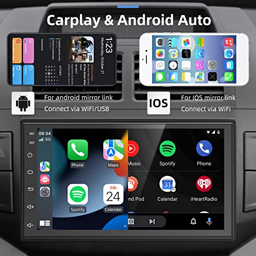 Podofo 2 Din Autoradio Android Carplay Android
