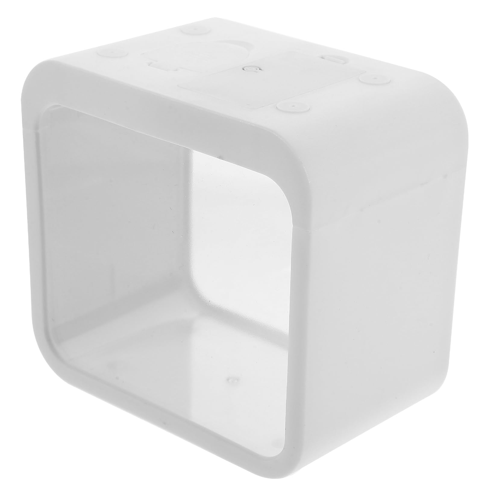 UKCOCO Acuario Creativo Acuario Betta Pecera De Plastico Pequeño Led Mini Acuario Tanque De Cría De Peces Pecera De Acrílico Oficina Pez Betta Caja De Aislamiento El Plastico