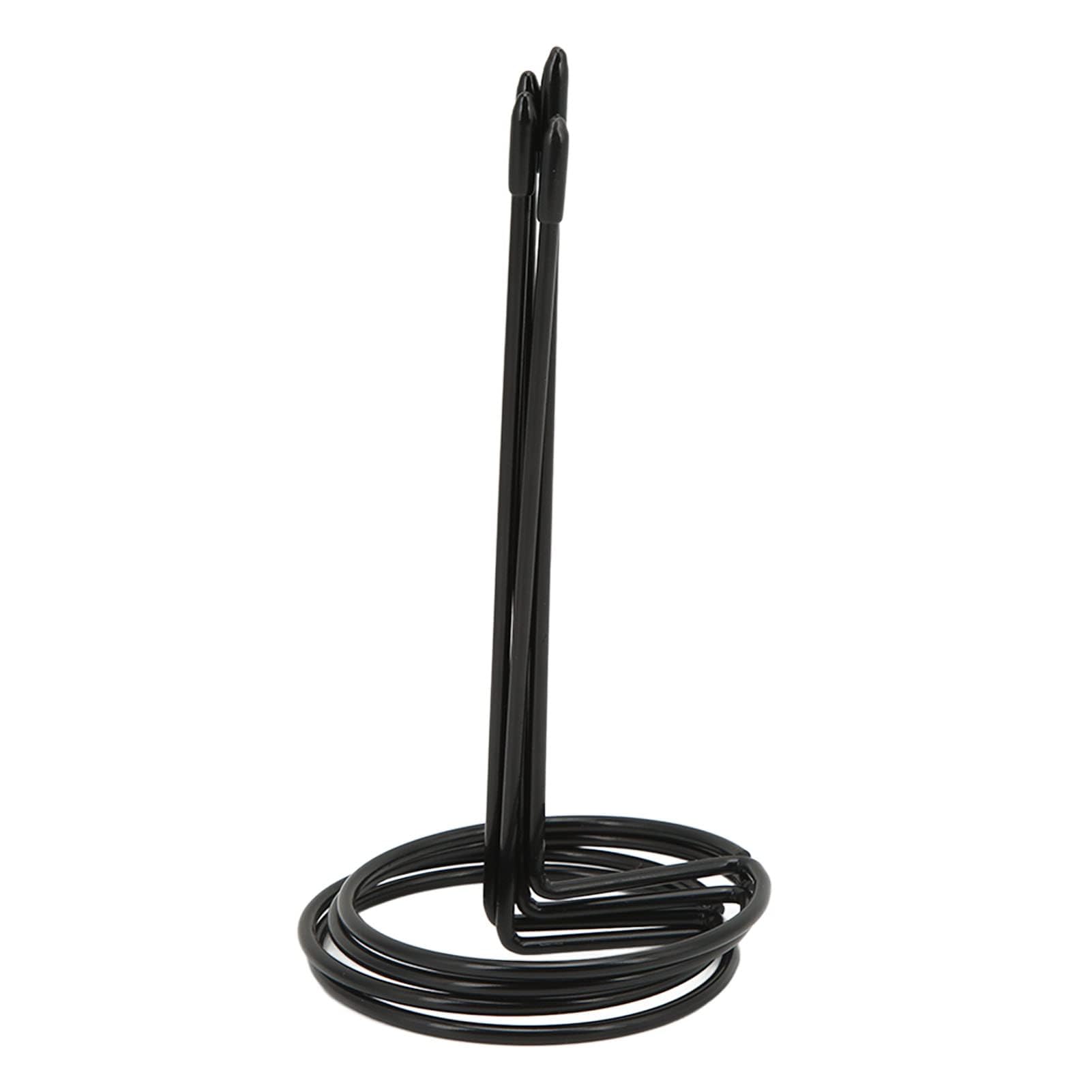 Beufee 8PCS Black Iron Receipt Holder, Compact Tabletop Form Factor, Recommended for Office Products