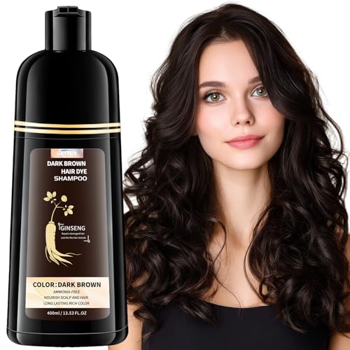 GRYFOX Dark Brown Hair Dye Shampoo