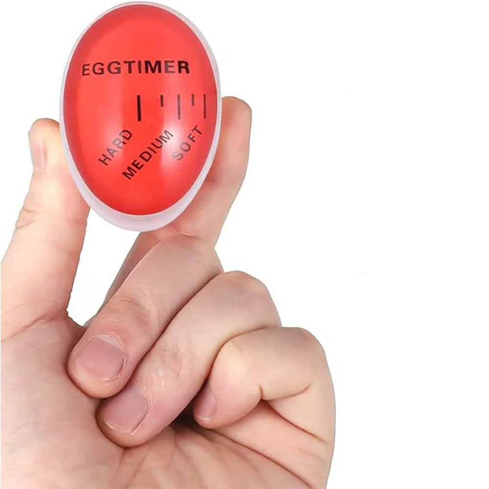 2 PCS Minuteur Oeuf, Egg Timer Parfait Oeufs Bouillis, Minuteur à œufs à Changement De Couleur, Minuteur De Cuisine Pour Cuisine Et Utilisation à La Maison Le Restaurant