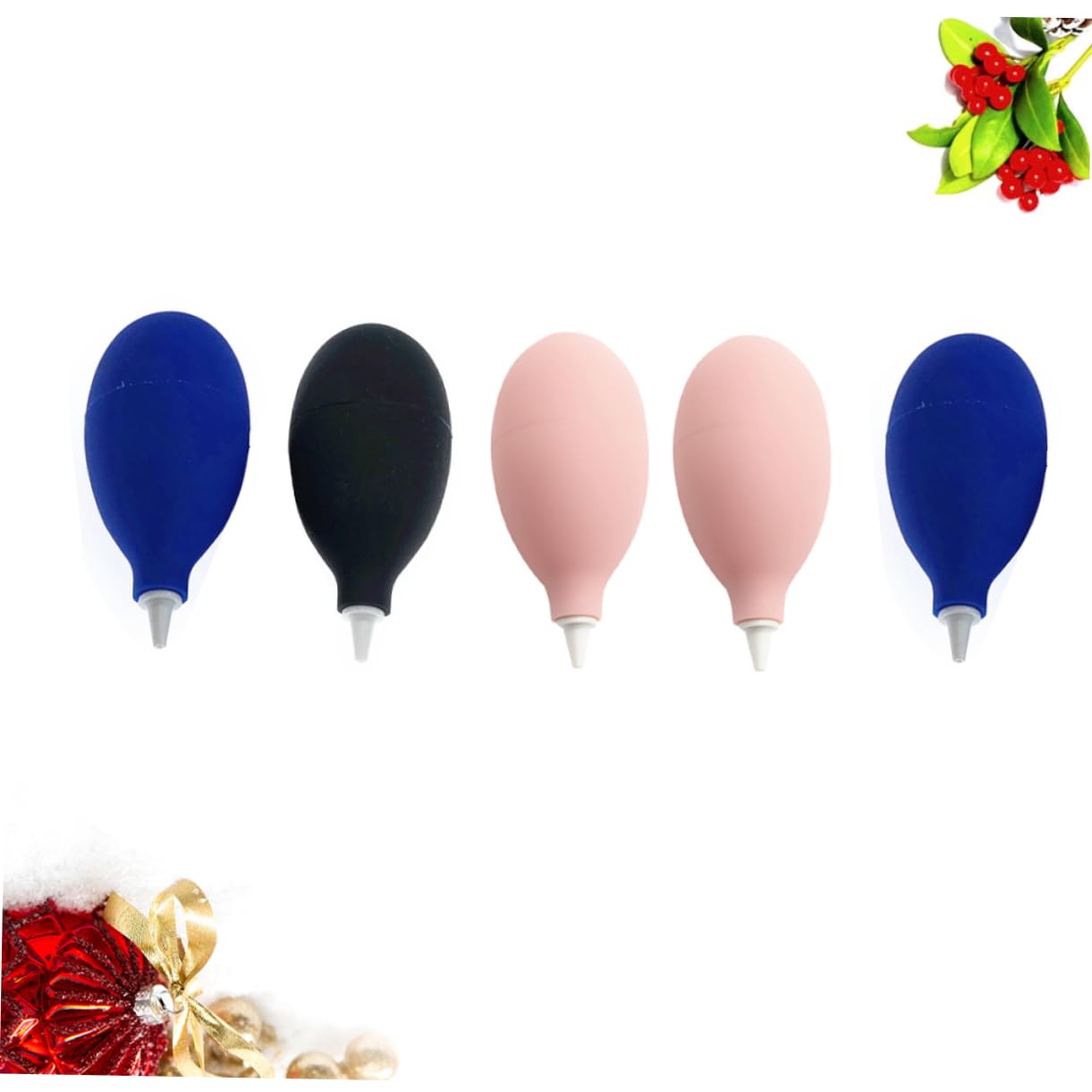 CIYODO 5pcs Rubber Blower Squeeze Cleaner Cleaning Camera Lens Clean Blower Blowing Ball Sensor Camera Blower Blower and Camera Cleaning Kits