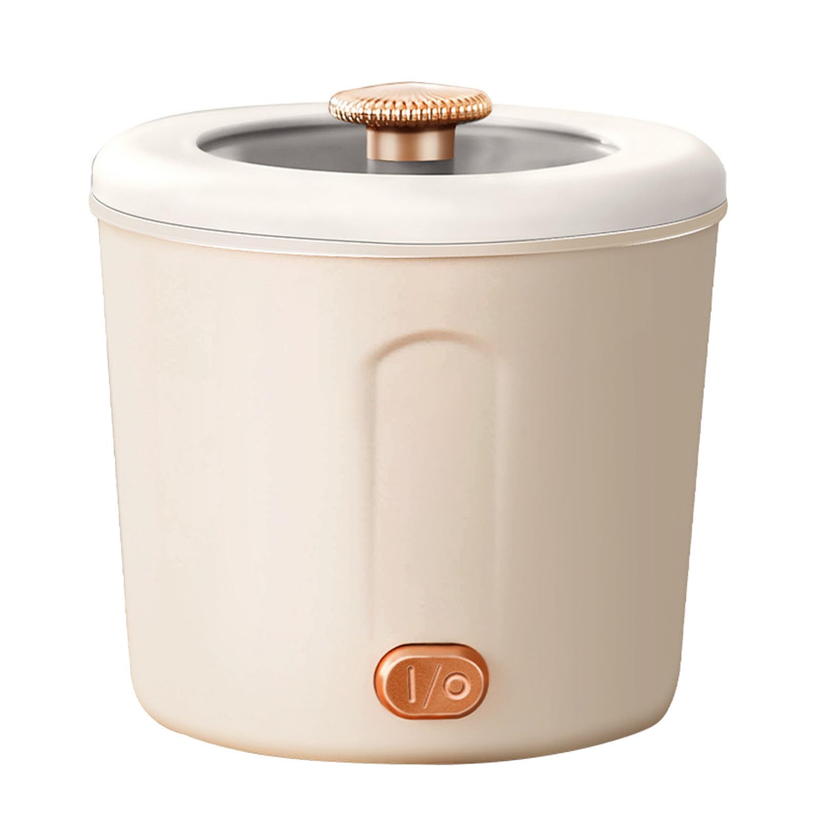 Tnfeeon Mini électrique Hot Pot Portable Portable Small Hotpot électrique pour les Services aux étudiants Mini Connecteur UE Hot Pot EU (WHITE)