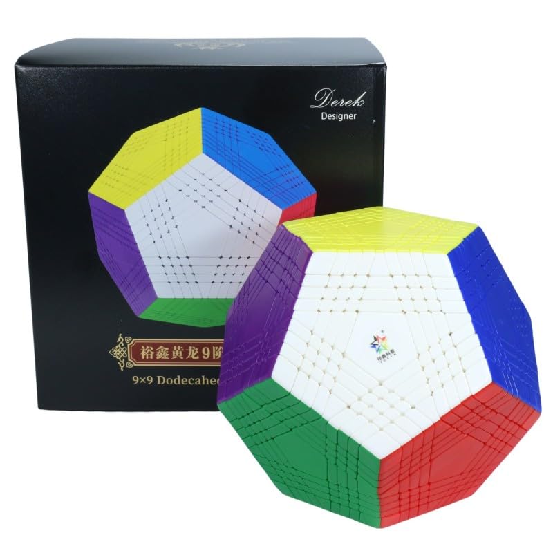 Amazon.com: Cuberspeed YuXin Petaminx Puzzle 9x9 stickerelss Speed