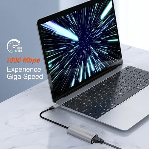 Image of FINGERS GigaNet USB-A to Giga LAN Ethernet Adapter - Super High Speed Data Transfer up to 1 Gbps, Plug-n-Play, Ultra-Portable, Compatible with Windows, macOS, Android, and More
