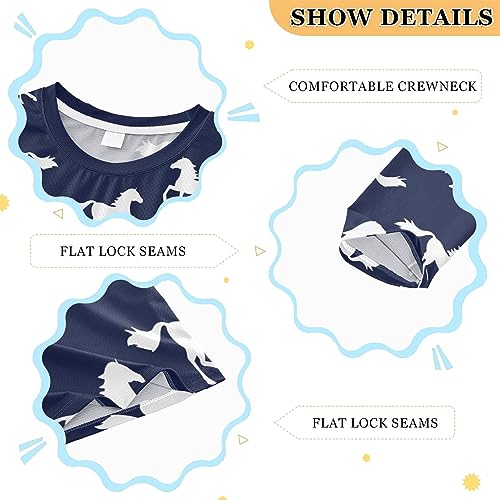Image of CaTaKu Boys Swim Shirt Toddler Rash Guard Long Sleeve Swimsuit for Boys Girls UPF 50+ 3-12T
