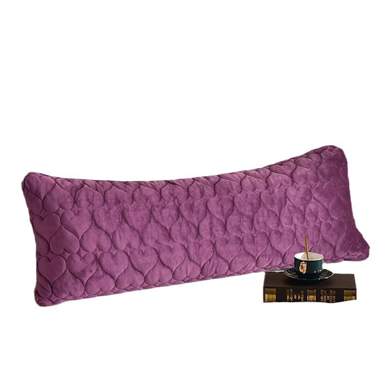 48cmX120/150/180cm Fundas De Almohada De Terciopelo De Leche De Tamaño Doble Funda De Almohada Simple Y Opulenta Fundas De Almohada Suaves De Piel Sintética para Cabello Y Piel