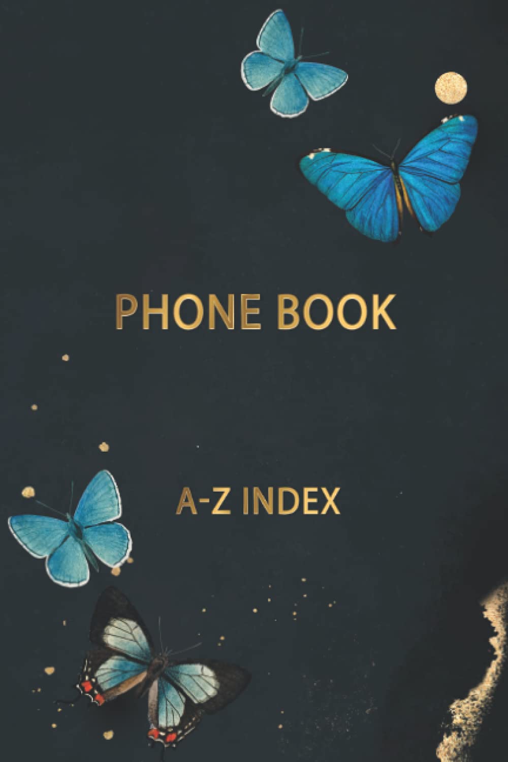 Phone Book: Telephone Number Only Book | Telephone Books With Alphabet Index | Telephone Book A-Z | Telephone Book A5 | Journal Notebook For Contact | Size 6-9 in