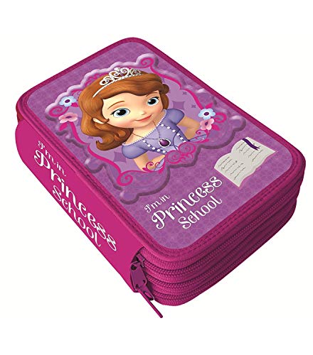 ASTUCCIO PORTACOLORI 3 CERNIERE PRINCIPESSA SOFIA