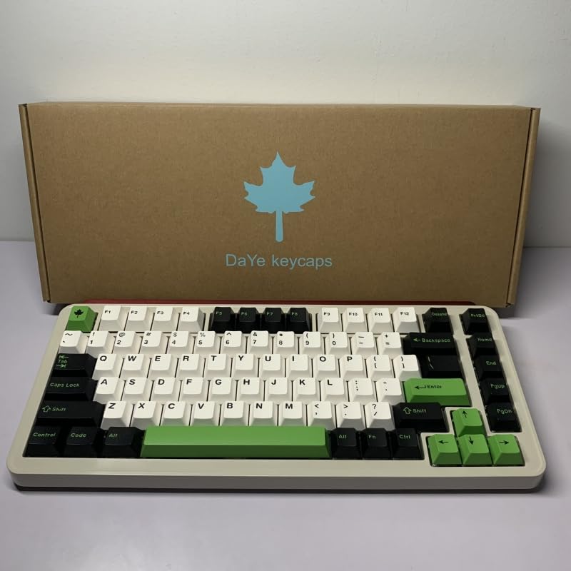 Image of Panda Style Keycaps, 172 Keys Cherry Profile, Double Shot Keycaps Set, Custom Key caps for MX Switches Mechanical Keyboard(Panda)