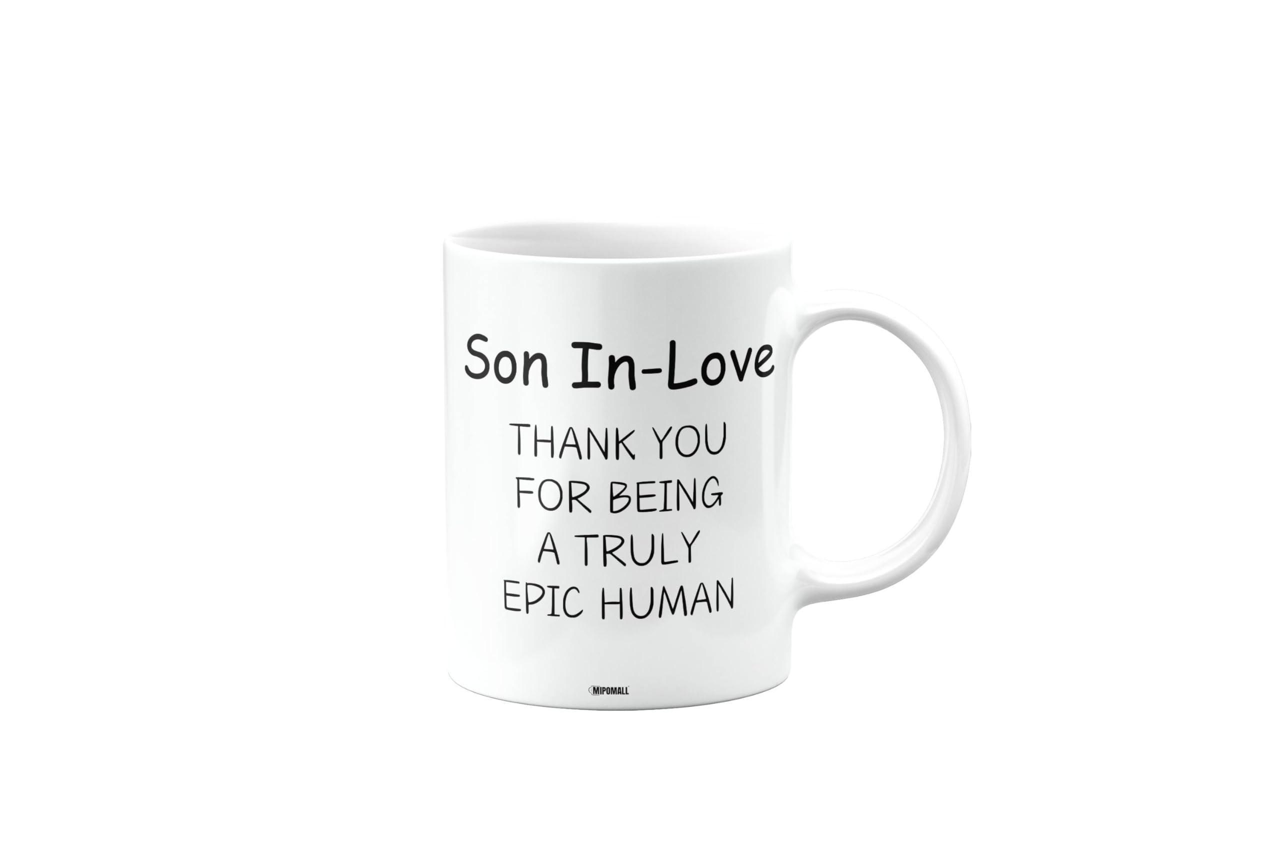 MIPOMALL Thank You Mug Present for Son in Love, Appreciation Gift for Men or Women, Happy Birthday, Presents for Christmas, Thank You Being a Truly Epic Human, mm-CA_175_147 — image 1