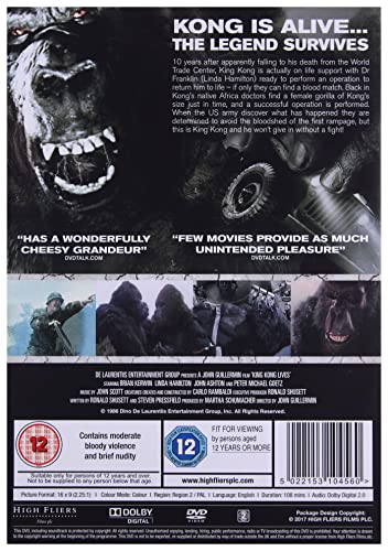 King Kong Lives [DVD]