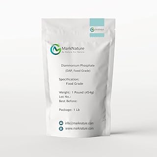 MarkNature Diammonium Phosphate (DAP), Ammonium Hydrogen Phosphate,Food Grade (1 Pound)