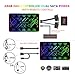 TUMMASTER ARGB Fan HUB, 9/10 Port 4 Pin PC Fan Controller, 5V-3Pin LED Hub, Magnetic Suction, SATA Power Input,RF Remote & Chassis Key Control,Controller Support ARGB PWM Fans Splitter (J-10 Pro)