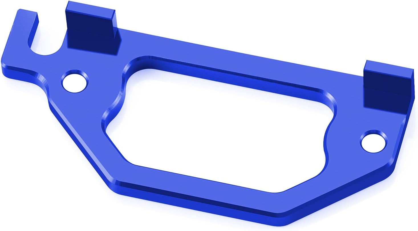 RC Aluminum Alloy Servo Mount Metal Servo Bracket Upgrade Parts Compatible with Tra-xxas LaTrax 1/18 Teton,Desert Prerunner RC Crawler Car Upgrade Replace Parts (Blue)