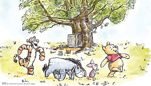 Image of RoomMates Disney’s Winnie The Pooh Watercolor Peel & Stick Wall Mural , RMK12391M