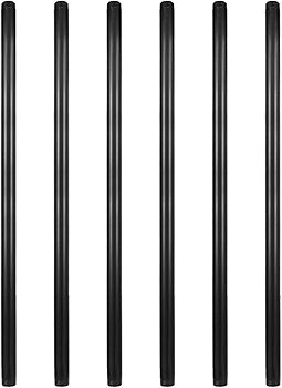 GeilSpace 3/4英寸黑色金属管预切装饰管 - 工业风格DIY货架