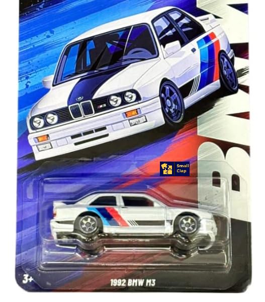 Image of 1:64 HW 1992 BMW M3 Silver Series Original HW Die-Cast Vehicle (White)