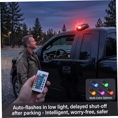 Luces solares de cabina para evitar cables en el techo de camionetas 3