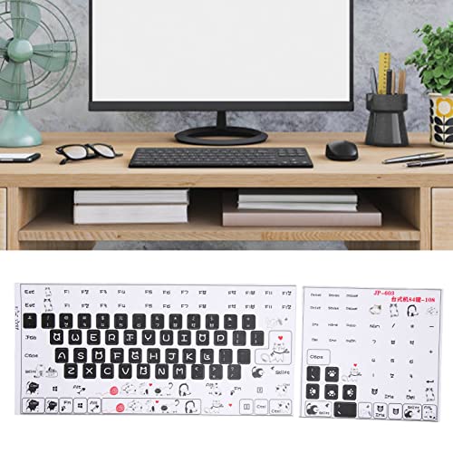 Pegatinas para teclado universal en inglés PVC miniatura 6