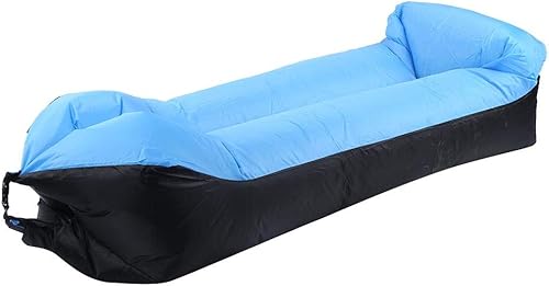 Miniatura 3 de Keenso Cama de aire, tela Oxford camping sofá inflable al aire libre ultraligero playa camping viaje saco de dormir cama de aire tumbona silla
