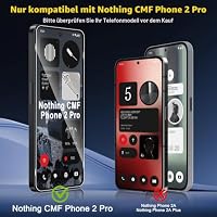 QULLOO Schutzfolie für Nothing CMF Phone 2 Pro für Panzerglas, 2 Stück Displayschutzfolie mit 2 Stück Kameraschutz, 9H Härte Gehärtetes Glas HD Klar Schutzglas Anti-Kratzen Folie – Ansicht 8