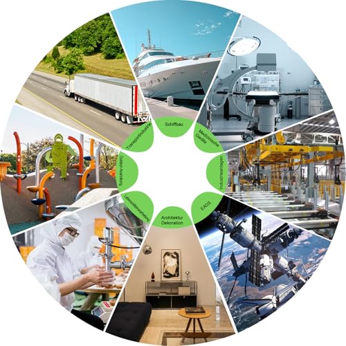 YFLeomry 100 Stück Federring, Federringe M6, Edelstahl A2 V2A, Unterlegscheiben, Spiralförmige Schwarz Federscheiben, Metallscheiben für Schrauben und Muttern