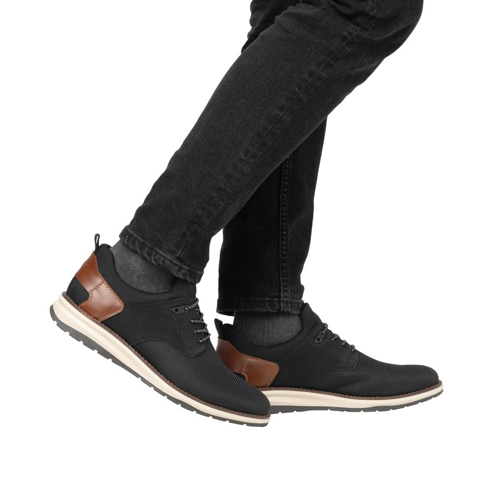 Rieker HWK Herren Halbschuhe Sneaker Low Slipper schwarz/braun schwarz