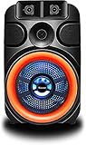 Norcent NSP-805 8'' Portable Bluetooth Speaker with Woofer, Indoor Outdoor Wireless Speaker with...