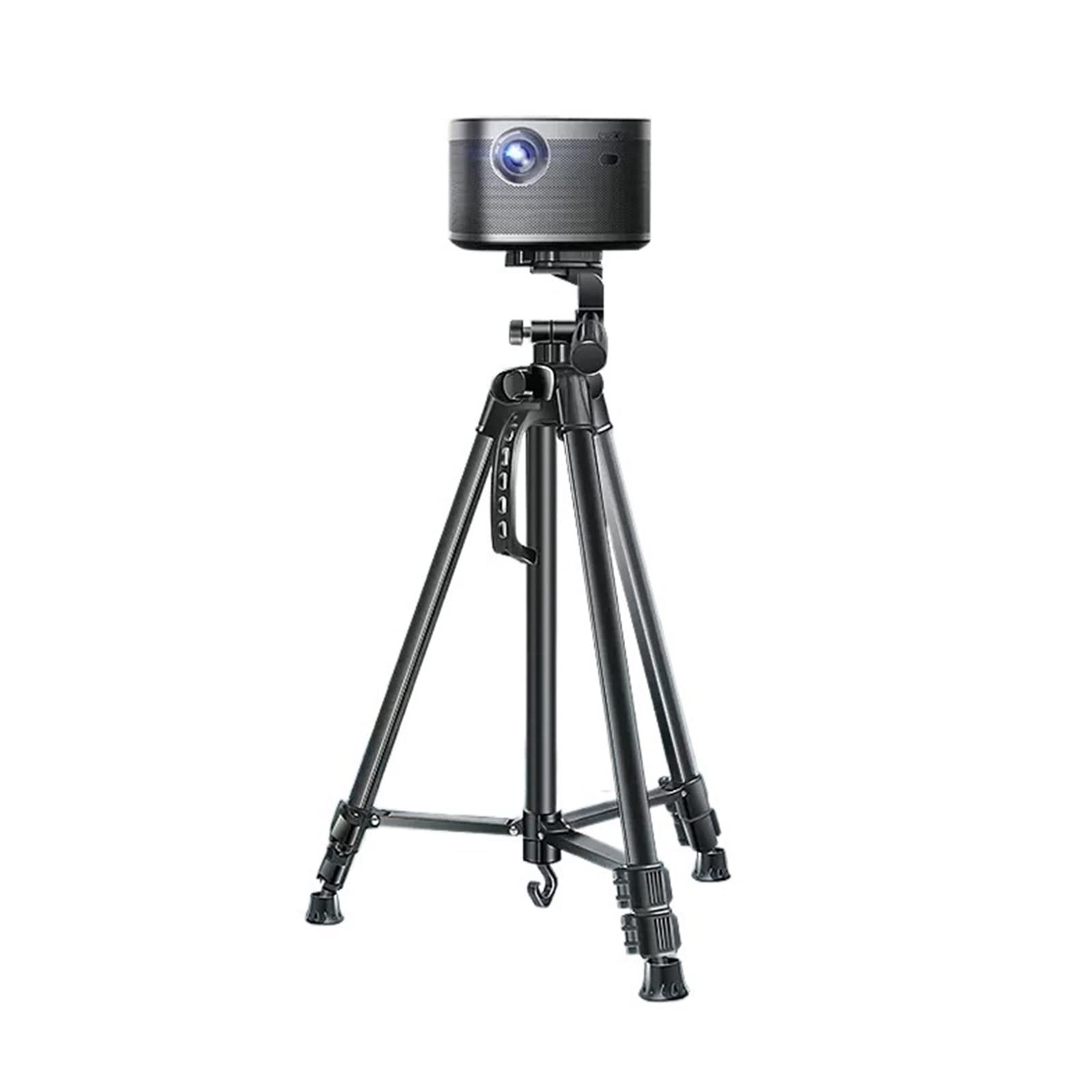 AYCDL Projector Mount Home Projector Support Floor Mounted Hole Free Telescopic Tripod Universal Desktop Bedside Sofa Portable Triangular Projector Stand Projector St,size_name-150cm