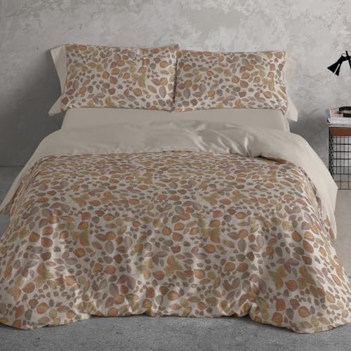 Parure de lit imprimée Burrito Blanco cannelle 90x200cm