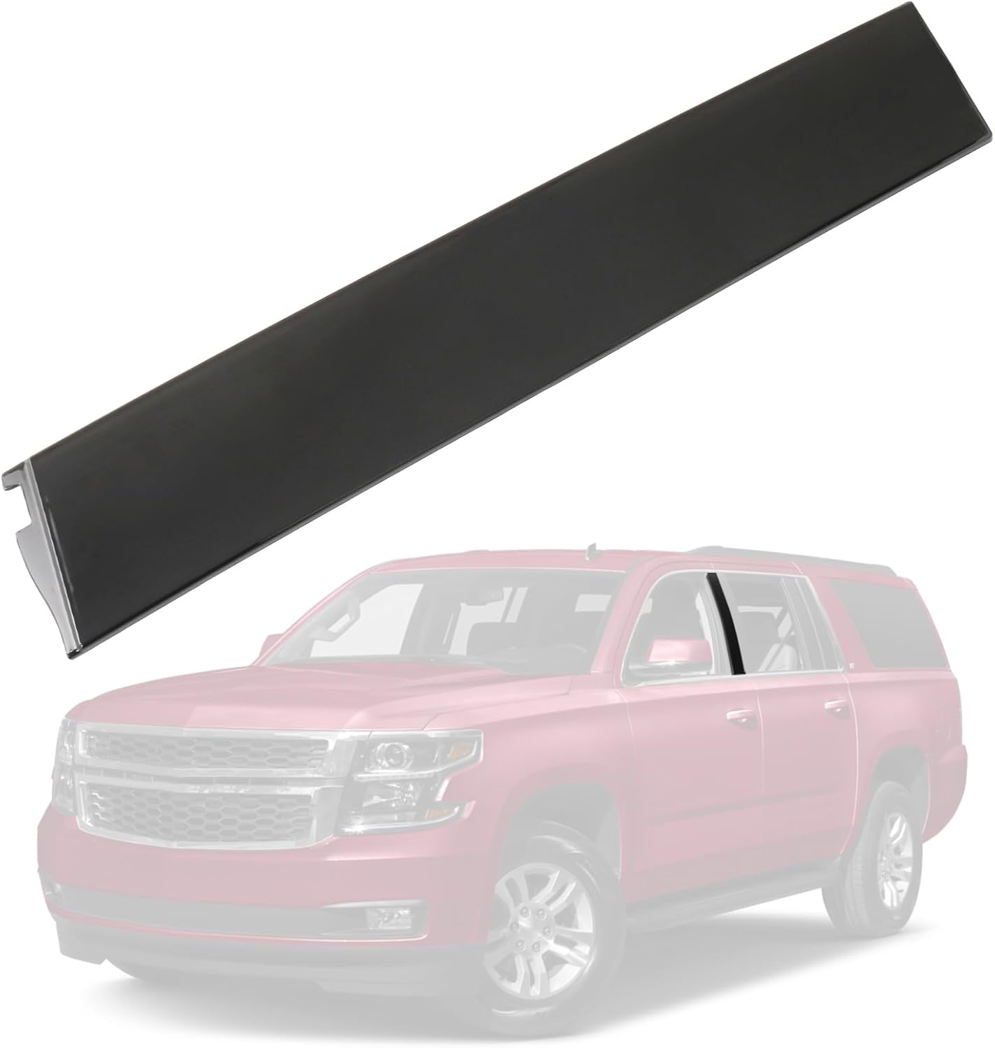 B pillar Window trim door molding Left replacement for Cadillac Escalade ESV,Chevrolet Suburban,Chevy Tahoe,GMC Yukon XL,4-Door Sport Utility 2015 2016 2017 2018 2019 2020 926-241 (Driver Side)1 Pack Outer(Left 1 PACK)
