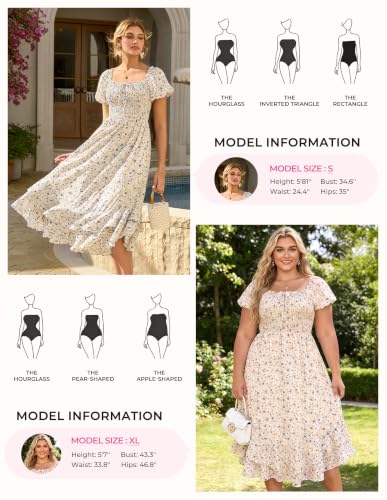 Image of GRACE KARIN Womens Summer Floral Maxi Dress 2026 Flowy Wedding Guest Dress A Line Boho Dresses Fashion Clothing with Pockets