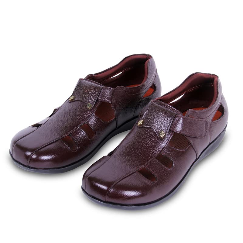 Image of M.V.DIABETES HEALTHCAR-Designer Diabetic Footwear (DDF - 029) - diabetic and orthopedic Men's Footwear | extra soft, Light weight and comfortable