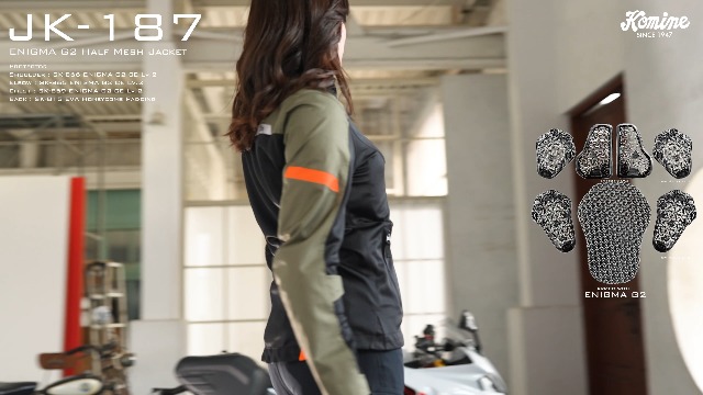 Amazon | コミネ(KOMINE) 2026モデル バイク用 07-187 JK-187 エニグマ