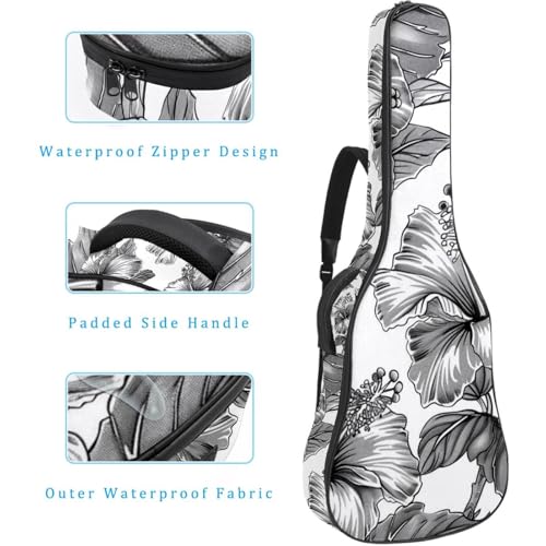 Housse pour guitare acoustique classique électrique et basse à poches - 4