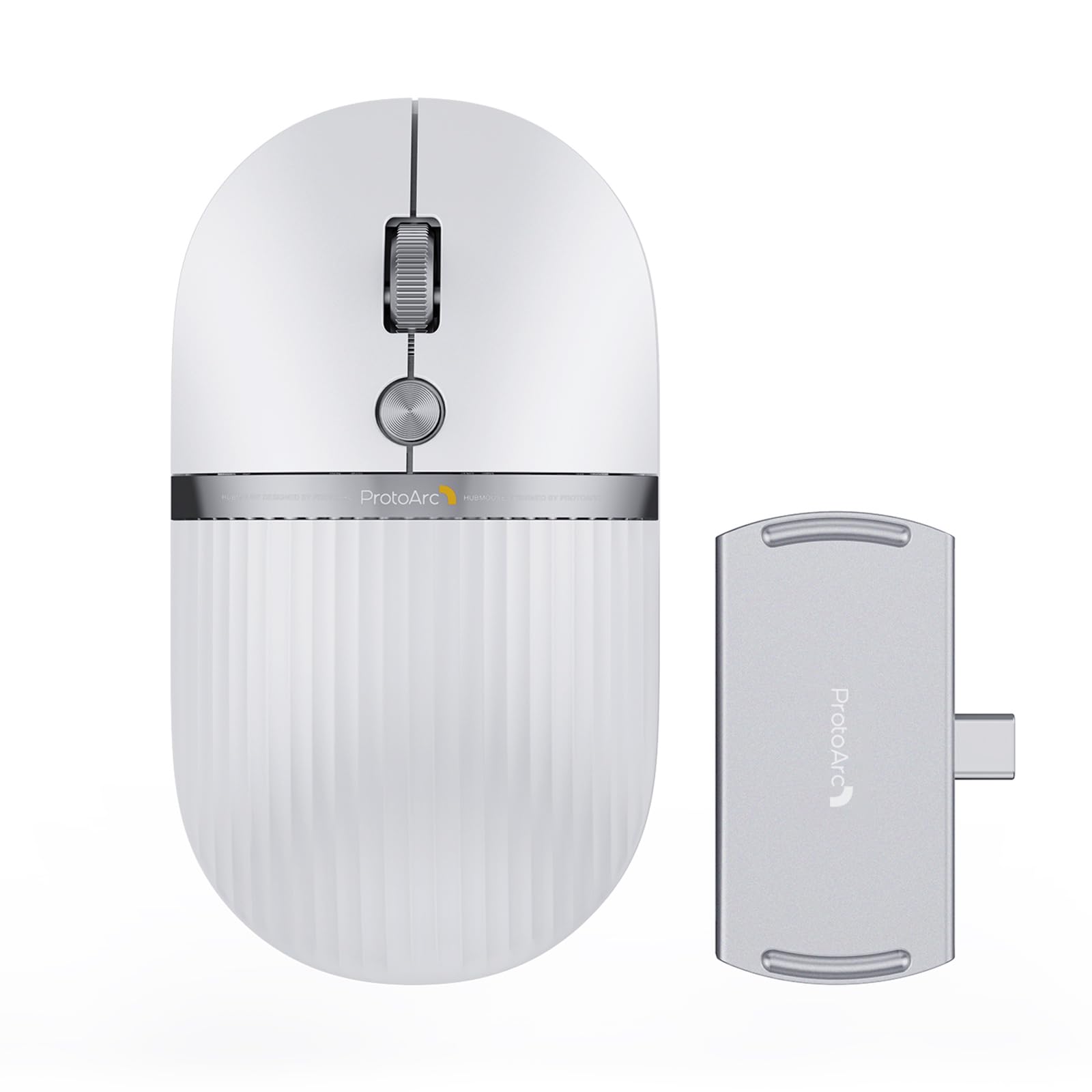2in1 ノートパソコン + ワイヤレスマウスセット✨ Amazon | ProtoArc 2in1 Hub Mouse USB-Cハブマウスセット 静音