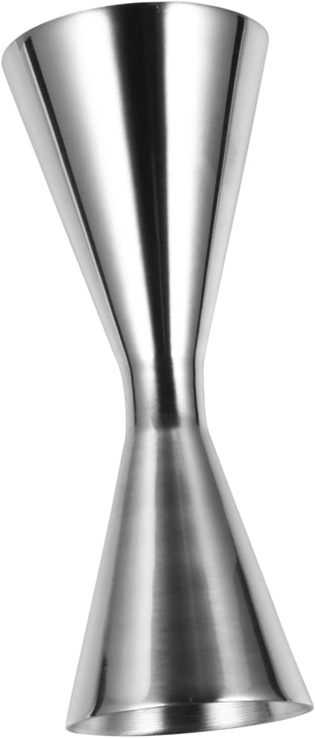 Cabilock 2pcs Cup Measuring Cup for Bartender Stainless Steel Drink Mixer Measurer Bell Shape