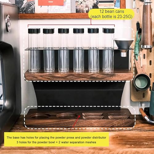 Almacenador para 12 tubos de café con soporte doble miniatura 2