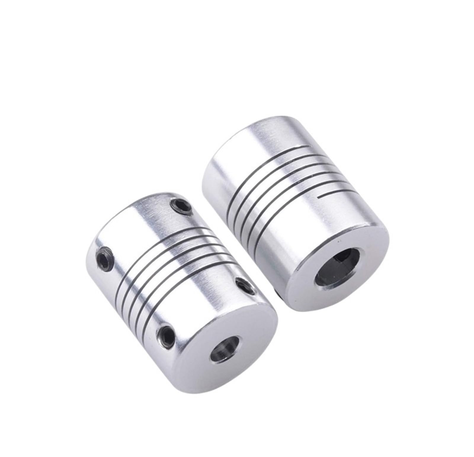 Rigid coupling,Stainless steel rigid coupling 1pcs D19L25 Flexible Shaft Coupling CNC Stepper Motor Coupler Connector 8mm to 10mm Aluminium Flexible Shaft Couple 4/5/6mm(6.35mm x 6.35mm)