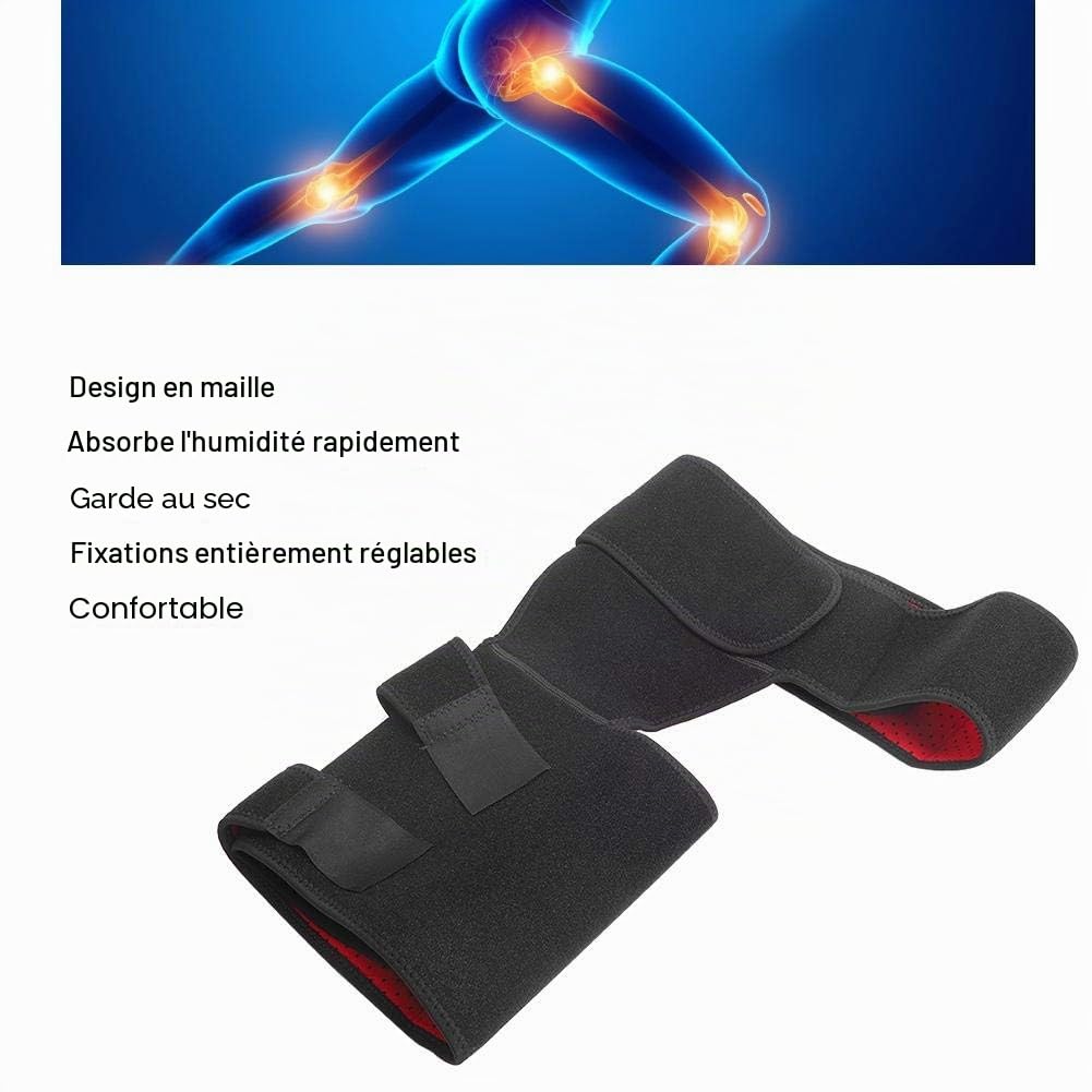 Brrnoo Support à l'aine, Soutien de l'articulation de la Hanche soulagement de la Douleur orthèse de Compression orthèse de Soutien de l'aine avec Ceinture réglable pour Femmes et Hommes
