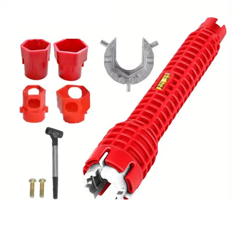 NewShark Water Pipe Socket Wrench Spanner,Faucet and Sink Installer Tool,Multifunction Plumbing Installer for Toilet Bowl Sink Bathroom Kitchen and more. (B0D2X77Y92) Amazon Price History, Amazon Price Tracker