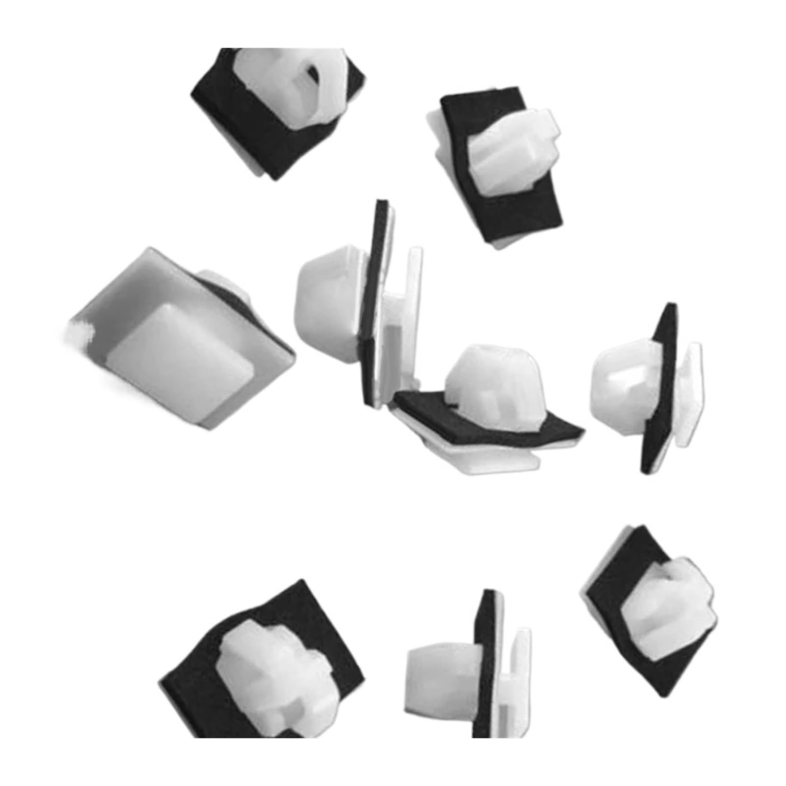 KXFVYNE 50pcs Auto Fastener Clip Nylon Moulding Clips Rocker Panel Retainer W Sealer Compatible 87756-2E000 Car Accessories