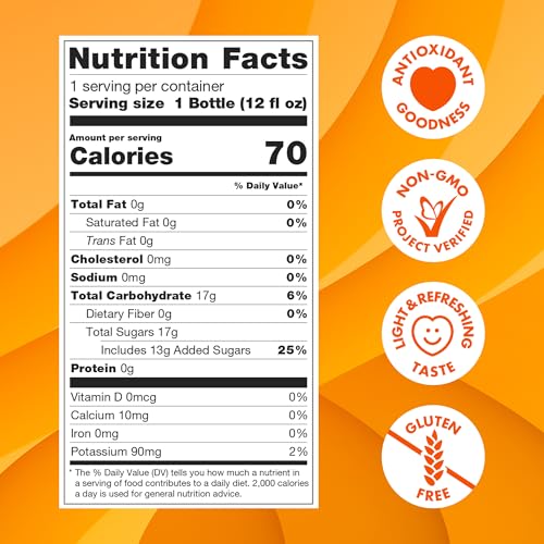 Image of POM Wonderful Antioxidant Super Tea, Pomegranate Orange Blossom White Tea, 12 Ounce